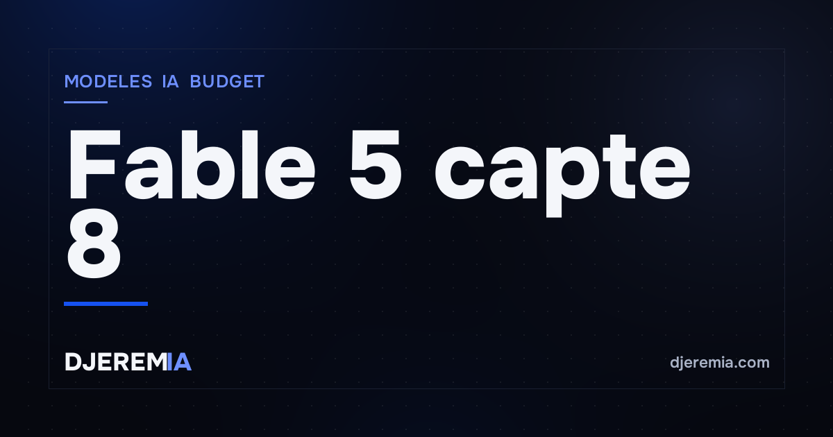 Fable 5 capte 8 % des dépenses Anthropic et Opus 4.8 domine : la leçon routage pour un builder