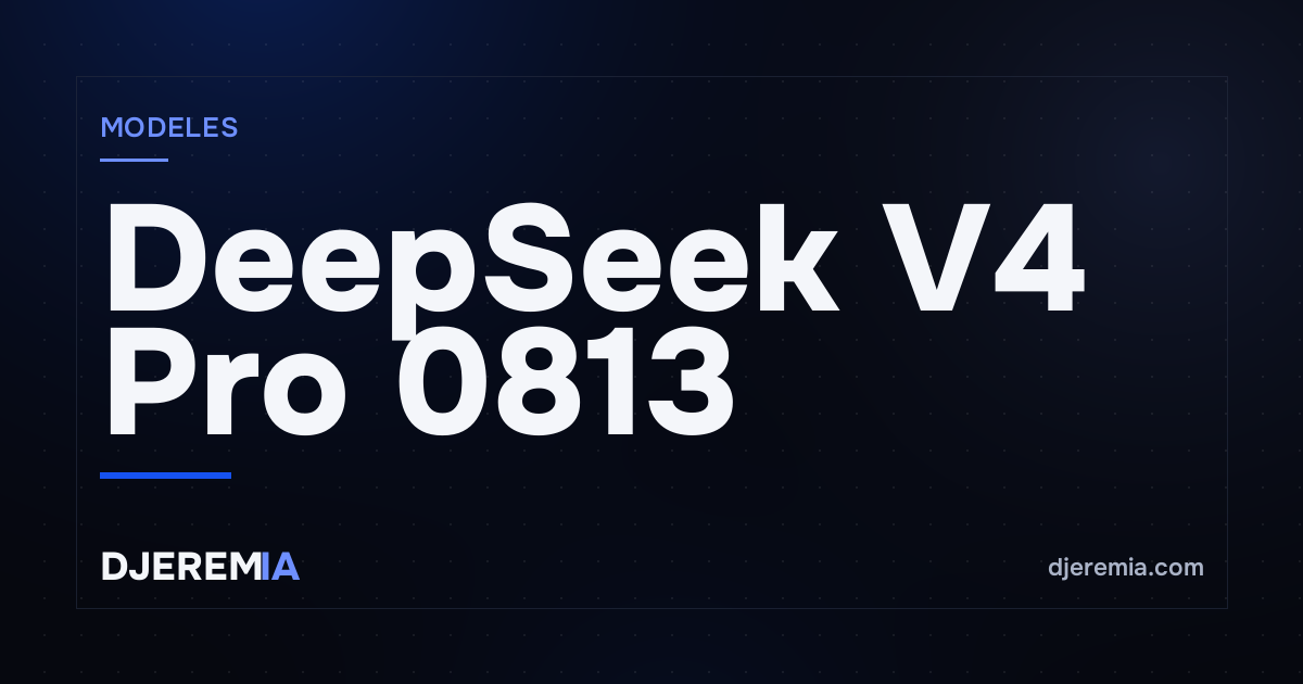 DeepSeek V4 Pro 0813 sort sans annonce : les poids sont libres, et ca change quoi pour toi
