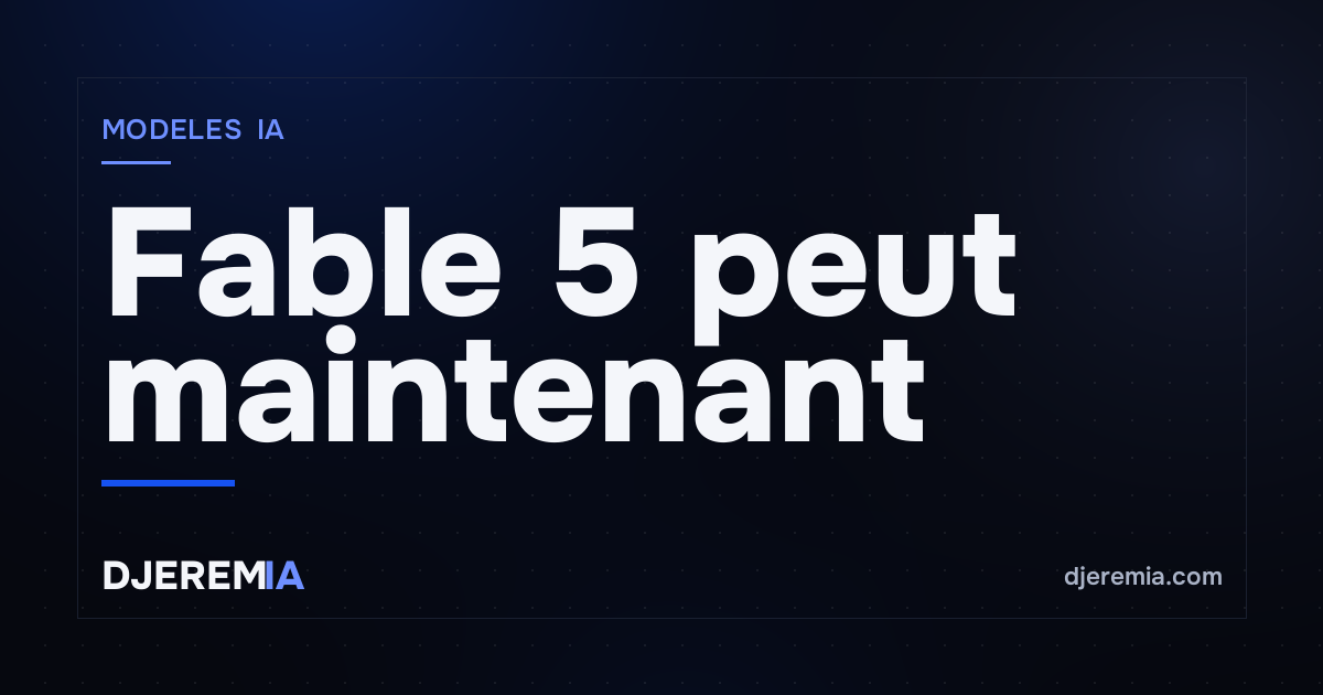 Fable 5 peut maintenant t'aider sur la biologie, mais pas sur tout