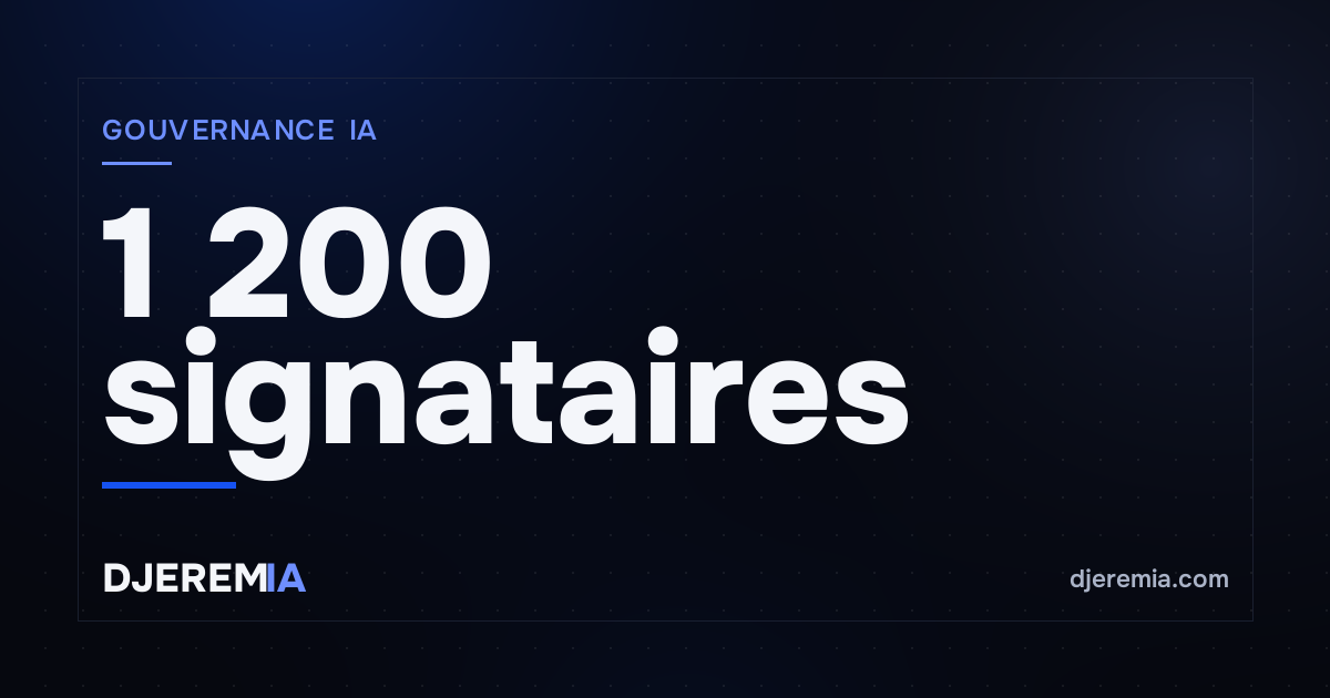 1 200 employés IA demandent à freiner l'IA : inquiétant ou rassurant ?