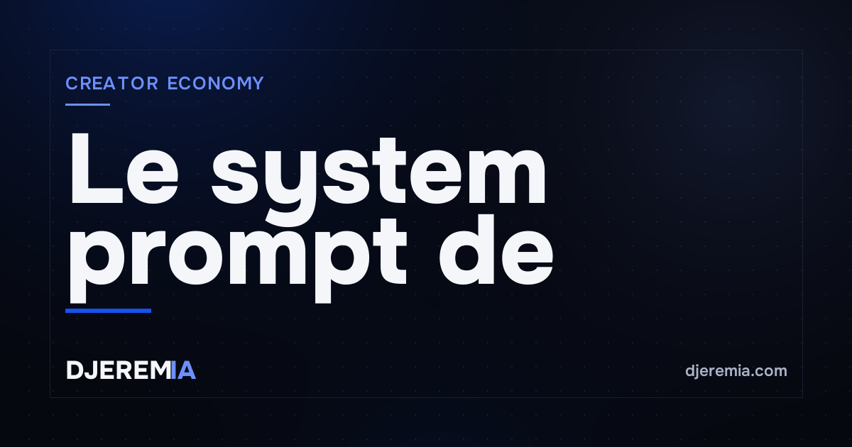 Le system prompt de Claude a changé sans te le dire : paroles, personnages, et ce que tu dois revoir