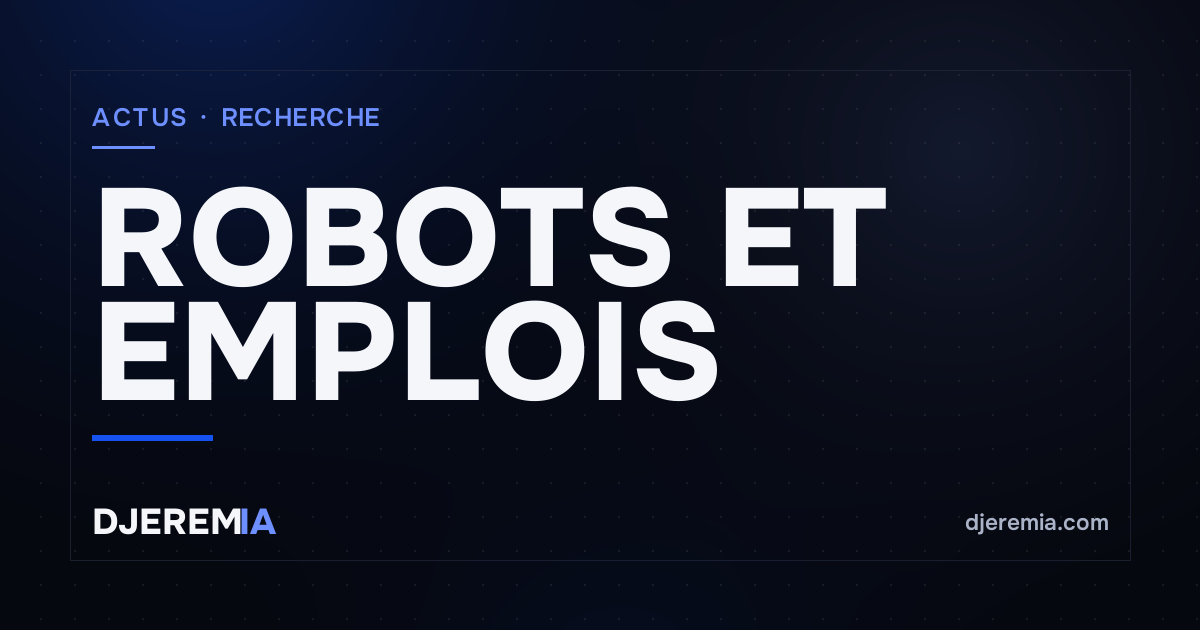 Robots et emplois